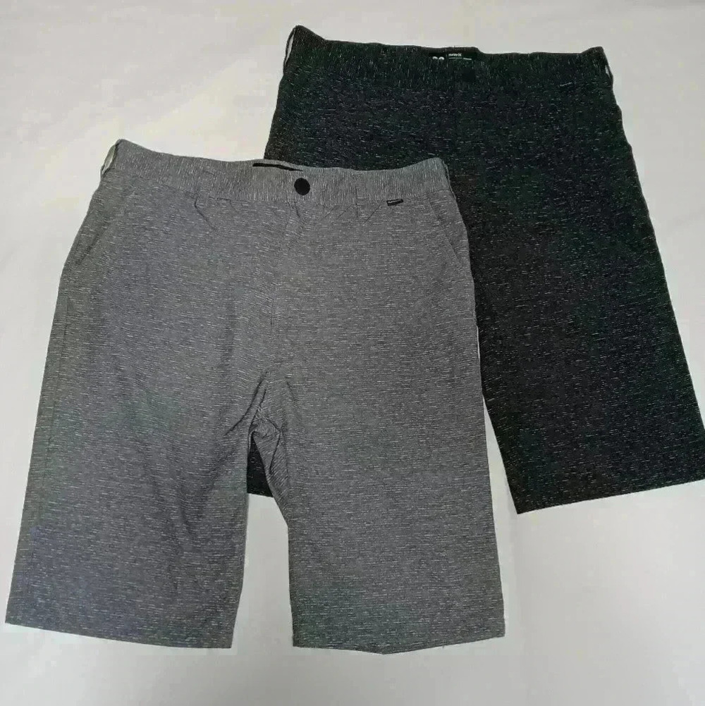 (2) Hurley Phantom Walkshorts  20". Youth size 20(XL)